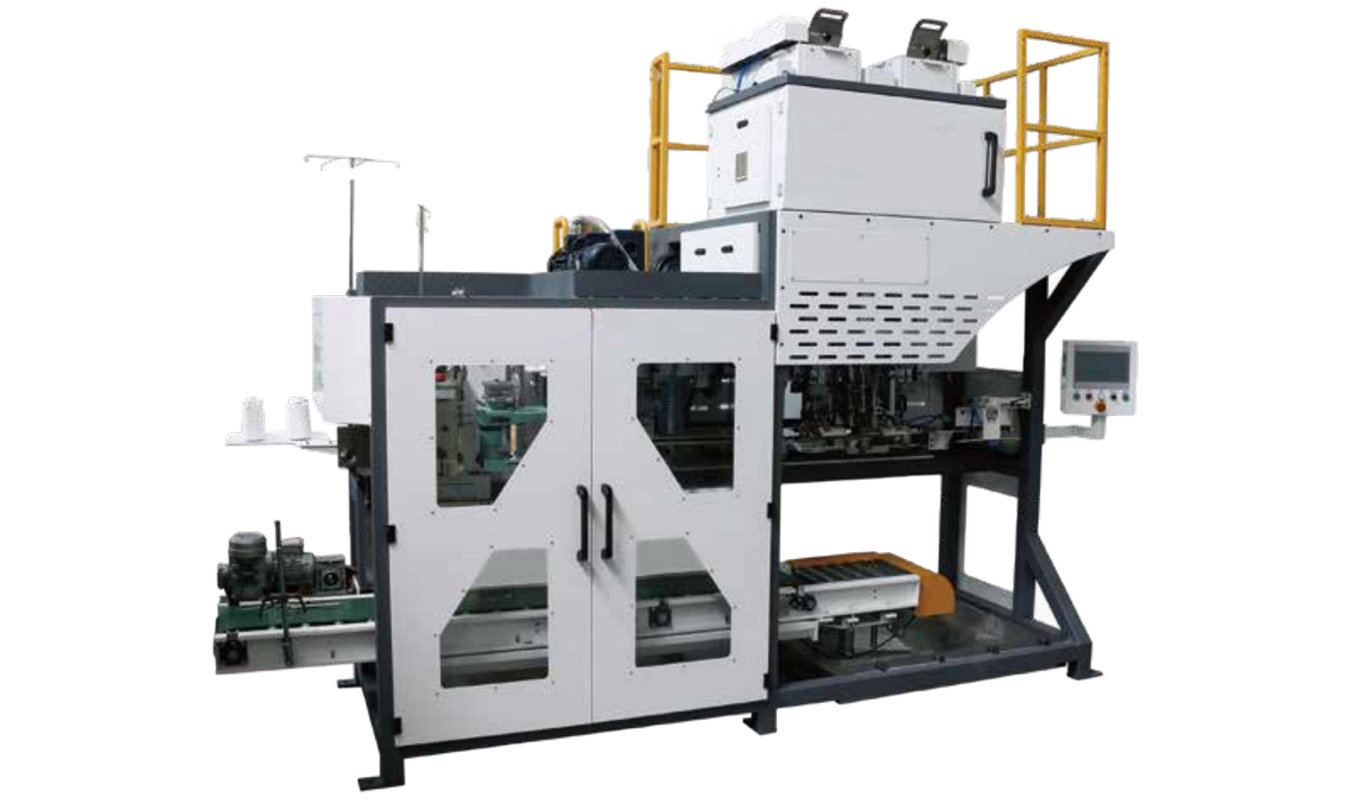 900A重袋人工上袋自动封口包装机组